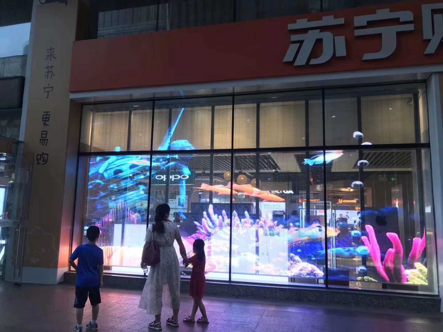 led室内透明屏